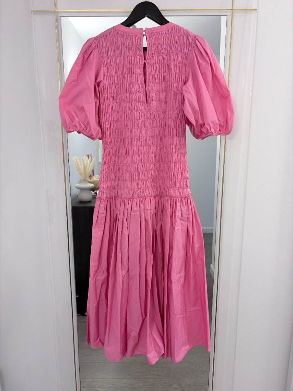Derek Lam 10 Crosby Shirred cotton poplin midi dress - Picture 4 of 8